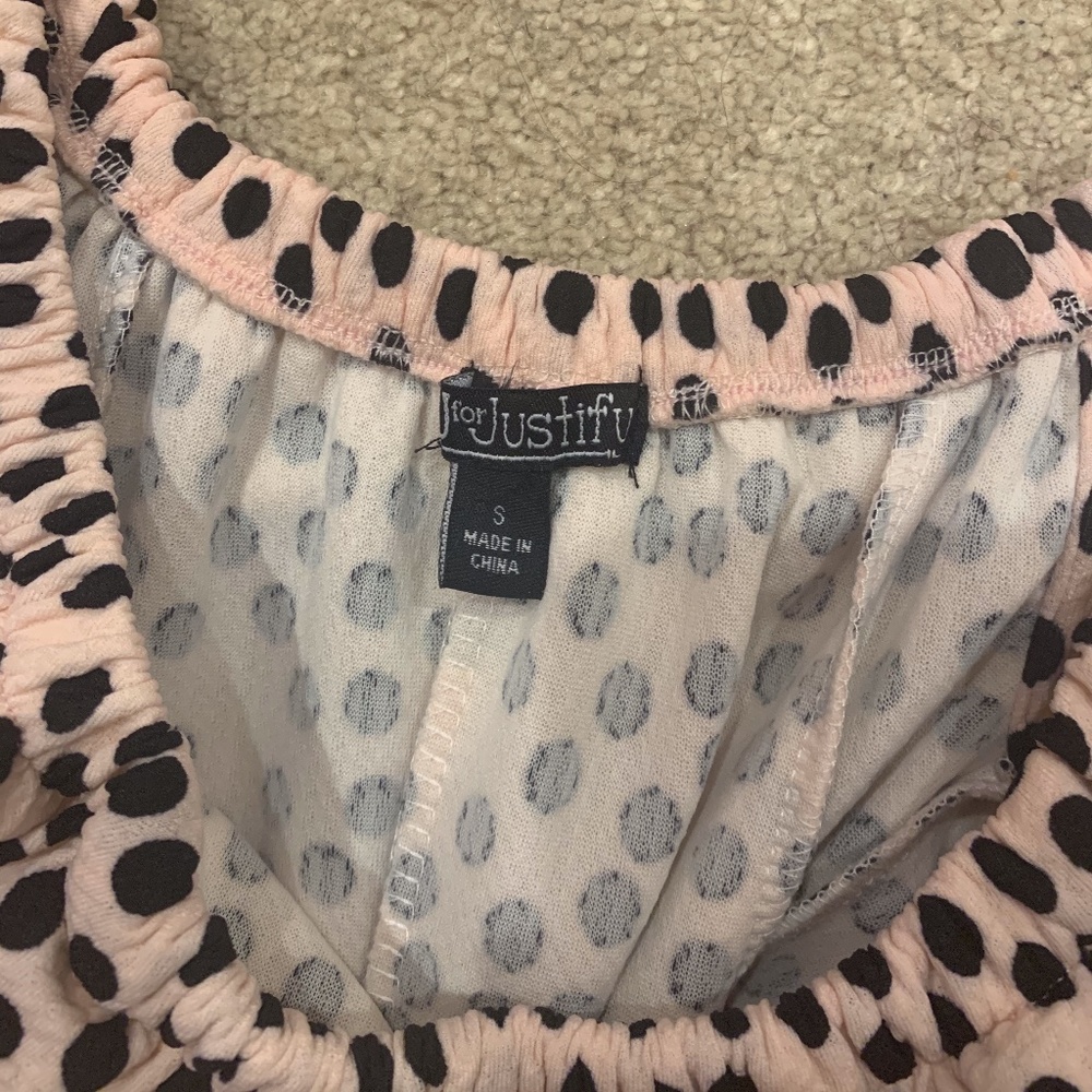 Polkadot Dress (Off the shoulder)